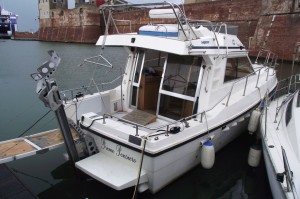 La barca accessibile Primo Pensiero della associazione Sport Insieme Livorno