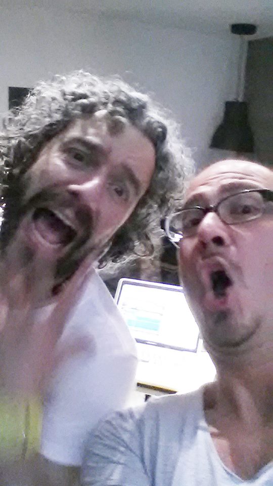 Alessandro Freschi: Selfie con Carlo Bosco durante il concerto dei GARYBALDI BROS venerdì 28 LIVE Calafuria