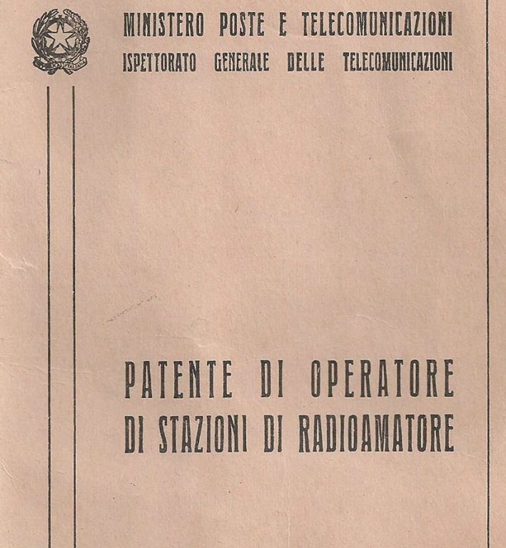 Targa Per Licenza Radioamatoriale - Peltro E Nero - Italia - Foto 5