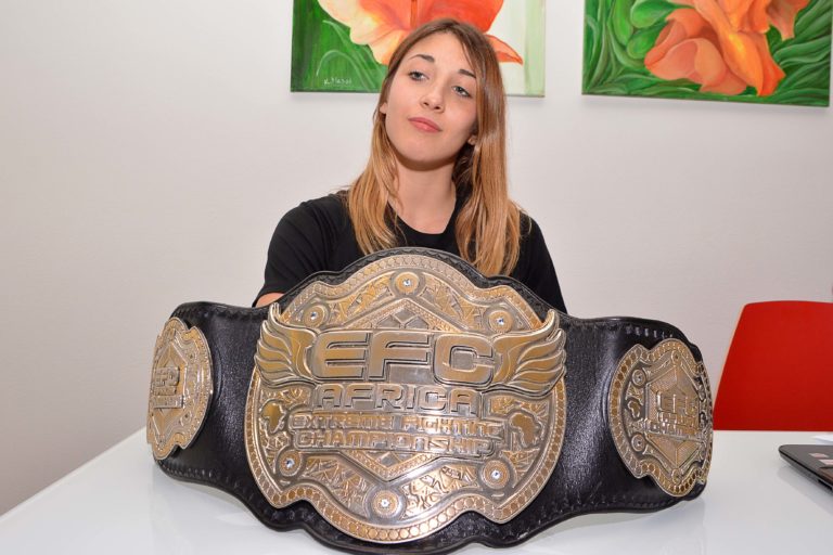 Chiara Penco campionessa mondiale MMA foto Simone Lanari