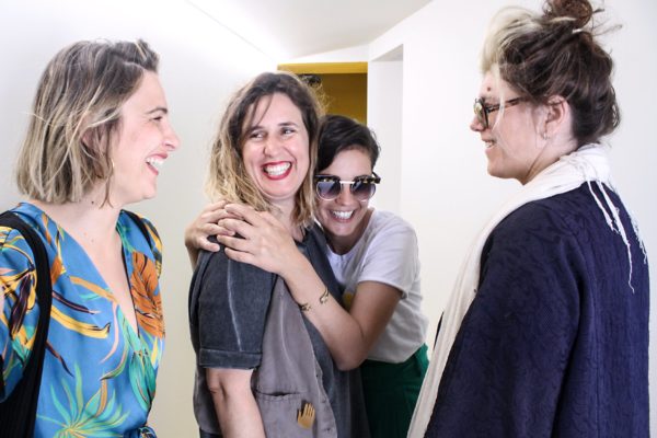 Uovo alla Pop. Da sinistra: Valeria Aretusi, Giulia Bernini, Libera Capezzone, Viola Barbara_Foto di Sara Fasullo