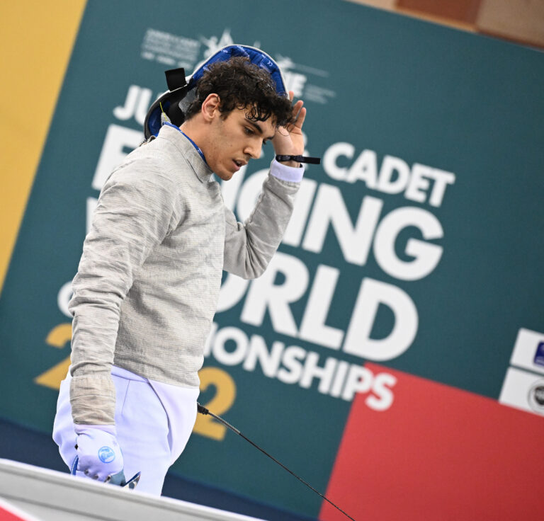 Dubai, 2-10 April 2022
Junior and Cadet Fencing World championships
In photo: Pietro Torre
Photos by Augusto Bizzi  #BizziTeam / FIE
