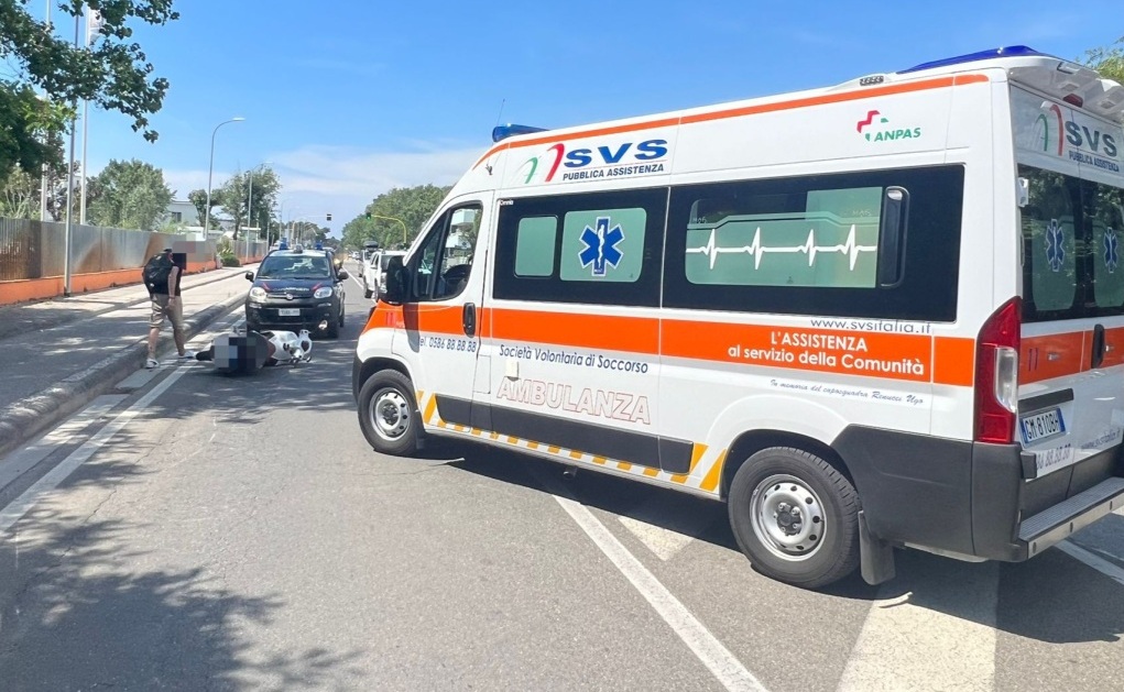 Incidente tra auto e scooter a Calambrone - QuiLivorno.it