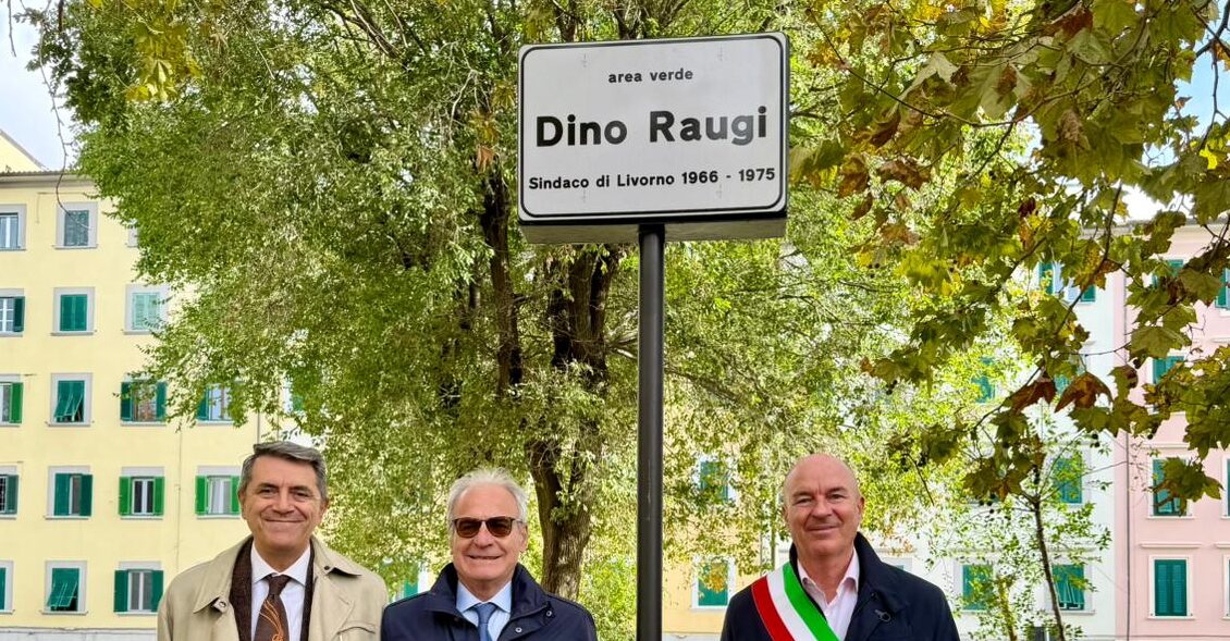 Gregory Raugi Intitolata un'area verde a Dino Raugi e Giovanni Gronchi - QuiLivorno.it