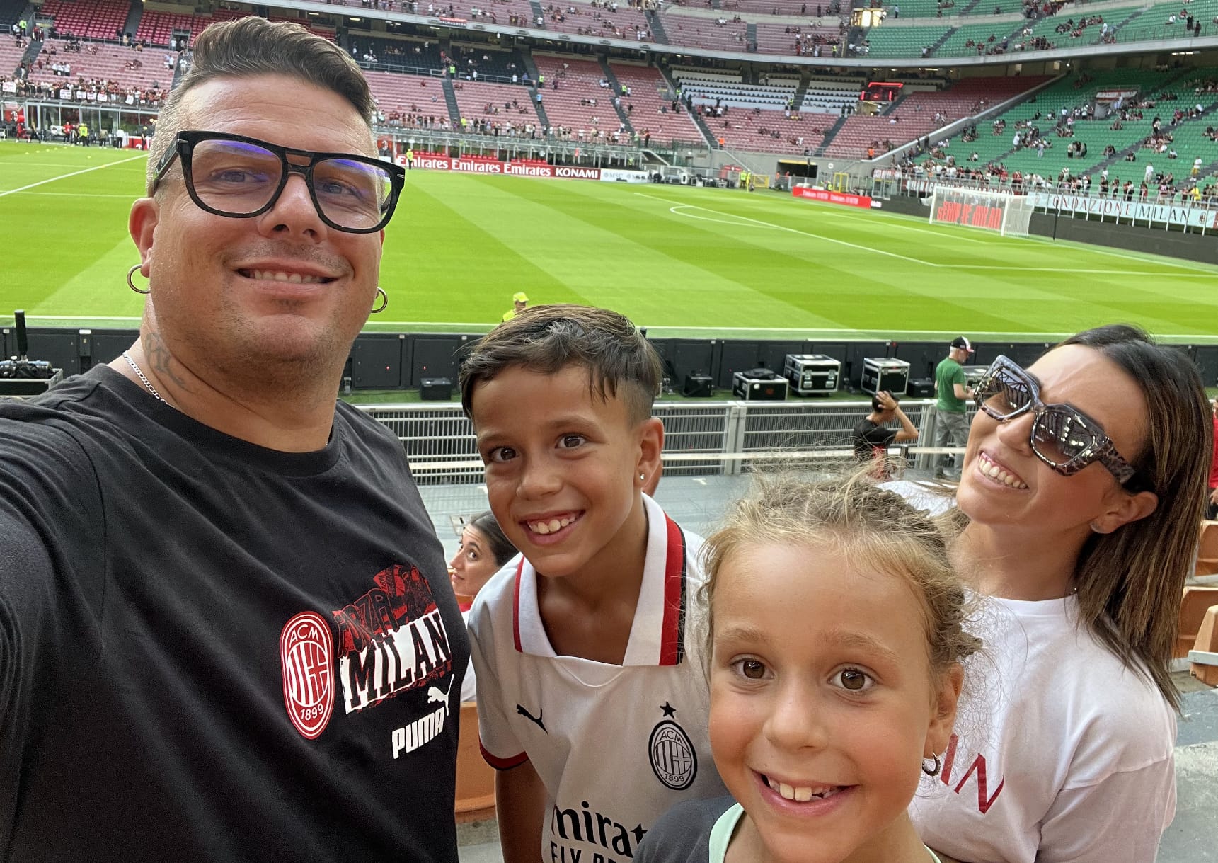 “Grazie per essere la mia vita. Vi amo”