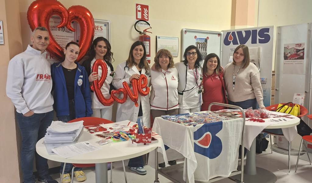 Centro Trasfusionale, successo per l’apertura di San Valentino