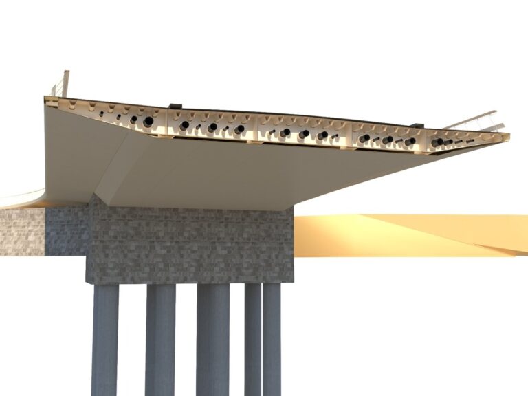 L'impalcato con corten