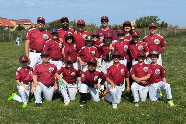 La formazione degli under 12 del Livorno Baseball 1948