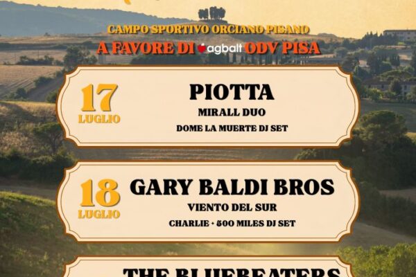 IO VADO A ORCIANO FESTIVAL (70 x 100 cm) - MANIFESTO UFFICIALE