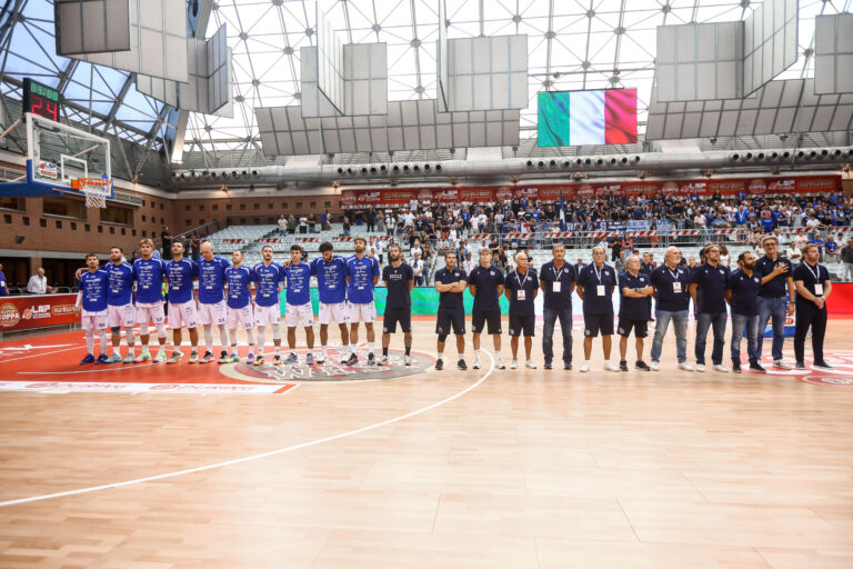 Coppa
Verodol CBD Pielle Livorno - Fabo Herons Montecatini
Supercoppa LNP 2026 Old Wild West - Final Four - Serie B - Finale
LNP 2026/2027
Ravenna, 20/09/2026
Foto B.Costantini / Ciamillo-Castoria