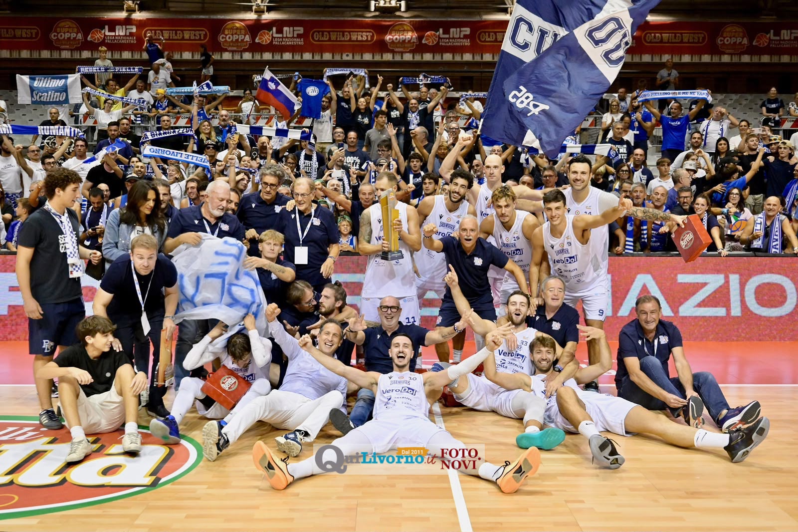 La Pielle torna ad alzare un trofeo: la Supercoppa è sua! Verodol-H. Montecatini 76-68
