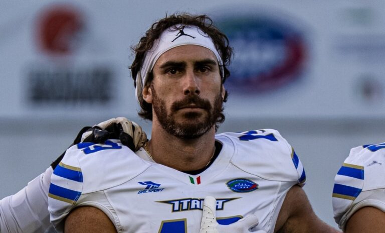 Giacomo Mibelli of Team Italy during the Team Italy vs Team Hungary game in Velodromo Vigorelli, Milan, Italy on October 24, 2026. (Photo by Riccardo Foglio)