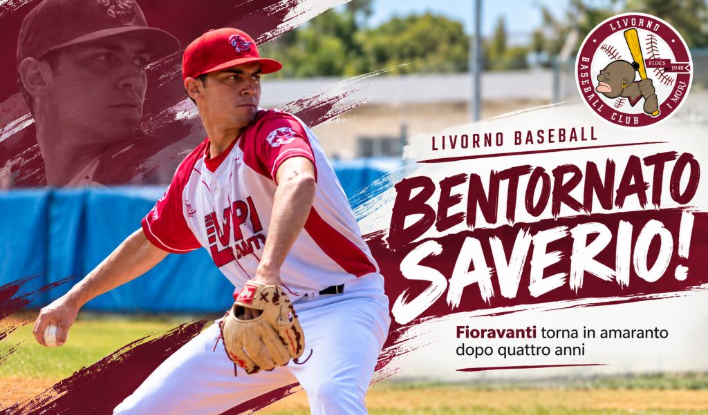 Saverio Fioravanti Returns to Livorno Baseball After 4 Years